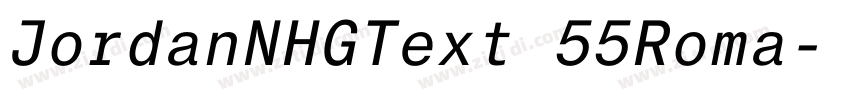 JordanNHGText 55Roma字体转换 JordanNHGText 55Roma字体转换